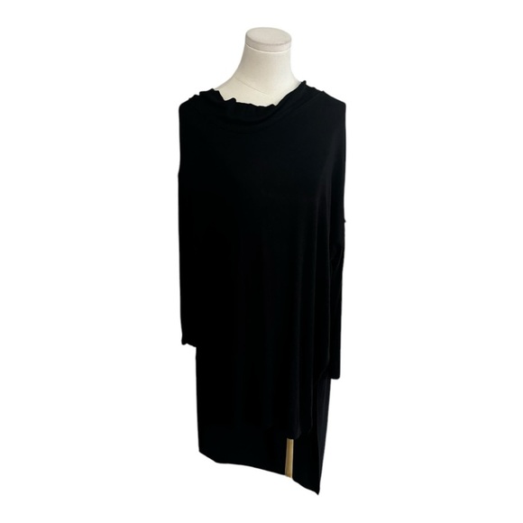 WE THE FREE PEOPLE Grapevine Tunic Long Top Dress Black Size L Flowy Boho Casual - Picture 9 of 14